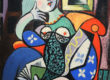 woman with a book by pablo picasso