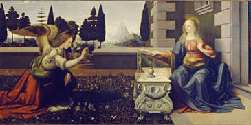 400px-Leonardo_Da_Vinci_-_Annunciazione