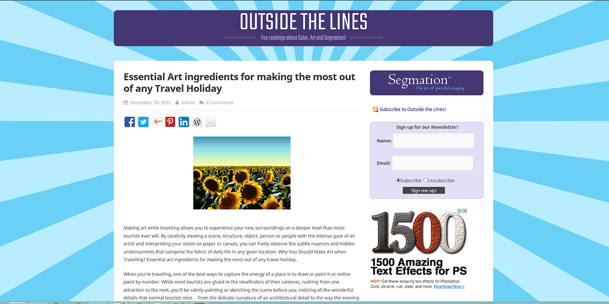 blog outside the lines www.segmation.com/blog