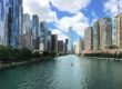 River running through Chicago